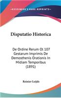 Disputatio Historica