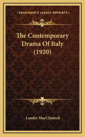 Contemporary Drama Of Italy (1920)