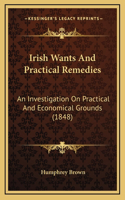Irish Wants And Practical Remedies