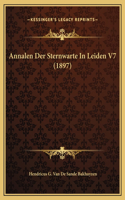 Annalen Der Sternwarte In Leiden V7 (1897)