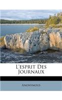 L'Esprit Des Journaux