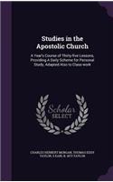 Studies in the Apostolic Church