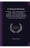 A Classical Dictionary