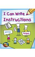 I Can Write Instructions: (I Can Write)