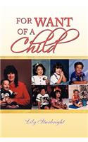 For Want of a Child: (English)