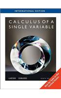 Calculus of a Single Variable