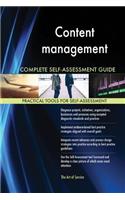 Content management Complete Self-Assessment Guide