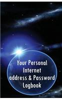 Your Personal Internet address & Password Logbook