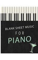 Blank Sheet Music For Piano