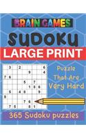 Brain Games Sudoku large Print Puzzle That Are Very hard 356 Sudoku Puzzle