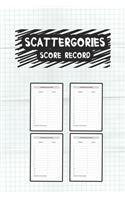 Scattergories Score Record