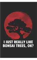 Bonsai Notizbuch: Bonsai Notizbuch für Liebhaber / Notizheft / Notizblock A5 (6x9in) Dotted Notebook / Punkteraster / 120 gepunktete Seiten