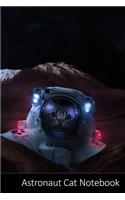 Astronaut Cat Notebook