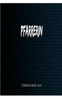 Pfarrerin - Terminplaner 2020
