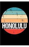 Honolulu: 100 Pages 6 'x 9' - College Ruled Paper Journal Manuscript - Planner - Scratchbook - Diary