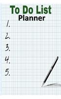 To Do List Planner: Undated Daily Planner Notebook