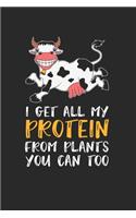 Vegan Protein Notebook - Vegan Athlete Journal Planner