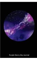 Purple Starry Sky Journal