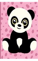 Panda Bear Journal: Panda Bear Journal: 120 Pages 6x9 Blank Lined Notebook, Planner or Diary