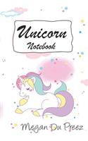 Unicorn Notebook: Unicorns and Rainbow Fantasy Cute Unicorn Notebook: 150+ Pages of 6x9