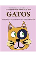 Livro para colorir para crianças de 4-5 anos (Gatos)