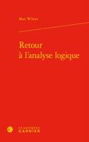 Retour a l'Analyse Logique