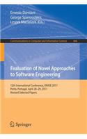 Evaluation of Novel Approaches to Software Engineering