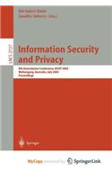 Information Security and Privacy