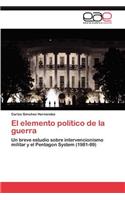 elemento político de la guerra