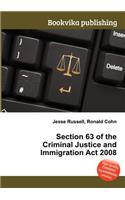Section 63 of the Criminal Justice and Immigration ACT 2008