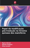 Papel da modificação pós-tradução na tirosina quinase dos mamíferos