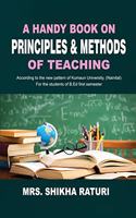 A handy book on principal and method of Teaching