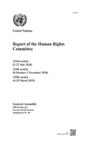 Report of the Human Rights Committee