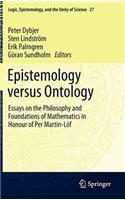 Epistemology Versus Ontology