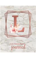 Low Vision Paper Journal