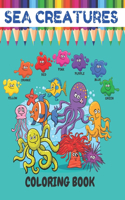Sea Creatures Coloring Book