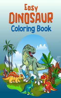 Easy Dinosaur Coloring Book