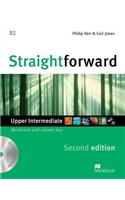 Straightforward 2nd Edition Upper Intermediate Level Workbook with key & CD Pack