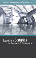 Bundle: Essentials of Statistics for Business and Economics, 8th + Xlstat Printed Access Card + Mindtap Business Statistics, 1 Term (6 Months) Printed Access Card + Jmp Printed Access Card for Peck's Statistics