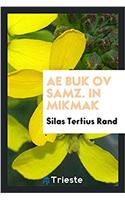 Ae Buk Ov Samz. in Mikmak