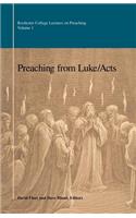 Preaching from Luke/Acts