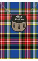 Clan Bethune Tartan Journal/Notebook