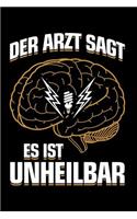 Elektriker: ...es ist unheilbar: Notizbuch / Notizheft für Elektriker Elektronik-er Elektrotechnik-er Elektroinstallateur Elektroingenieur A5 (6x9in) liniert mi