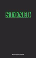 Marijuana Notebook: Dotted Log Book For Pot Smoker And Leaf Lover: Cannabis Sativa Journal Stoned Gift