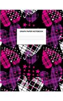 Graph Paper Notebook: Four Squares Per Inch (4x4 or 1/4 in) Large Book 8.5 x 11 for School Subject, Art, Drawing, Math, Architecture and Engineering