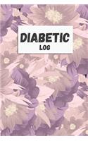Diabetic Log: For Daily Glucose Monitoring With Meal Planner (Breakfast/Lunch/Dinner/Bedtime)