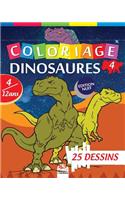 Coloriage Dinosaures 4 - Edition nuit: (Dinocolor-Nuit)