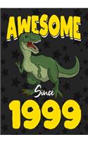 Awesome Since 1999: Happy 29th Birthday, Blank Lined Journal, Notebook, perfect gift for boys and girls for birthday or christmas or any occasion