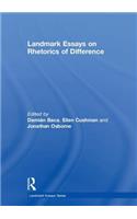 Landmark Essays on Rhetorics of Difference