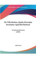 de Villa Rustica, Qualis Descripta Inveniatur Apud Rei Rusticae